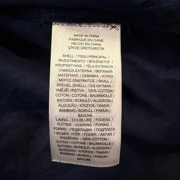 Lauren Ralph Lauren Floral Cotton Voile Dress blue long sleeve 31916 - Picture 11 of 15